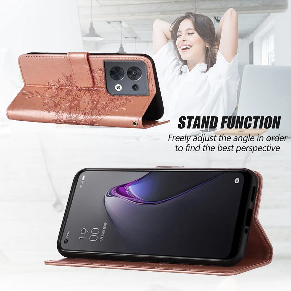 Phone Case Cover for Nokia G100 C30 G50 Butterfly Pattern PU Leather Wallet Case - Image 4 of 4