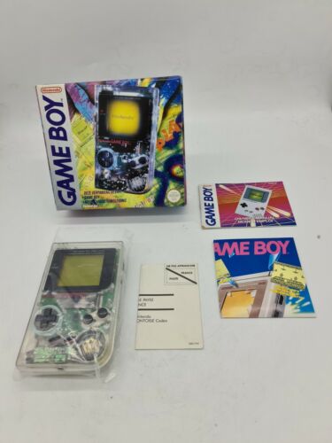 RARE NEUF Nintendo Gameboy Game boy Boxed BOITE OVP RARE PLAY IT LOUD SEALED  - Afbeelding 1 van 12