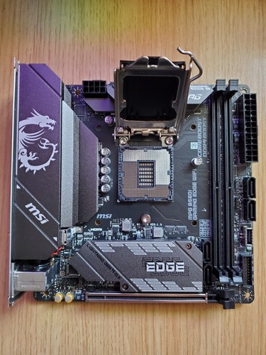 MSI MPG B560I Gaming Edge WiFi LGA1200 Mini-ITX Motherboard Intel 10th 11th Gen - Afbeelding 2 van 8