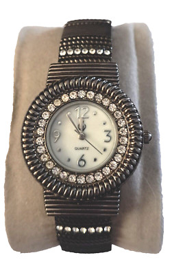 Premier Designs Nightwatch Women's Hematite Duff Watch New Battery