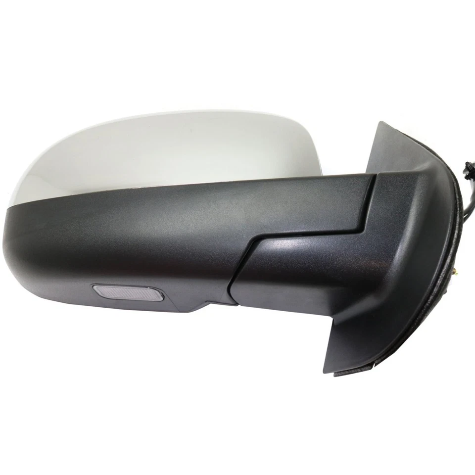 Par de espejos retrovisores para Silverado 1500 07-13 potencia térmica plegable intermitente cromado Foto 3 de 4