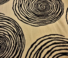 STI Big Swirl Chocolate Upholstery Fabric  55  wide  By the Yard