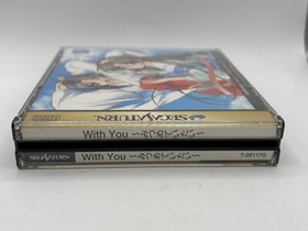 With You Sega Saturn Game CIB Japan JP IMPORT