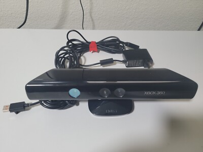 Microsoft Xbox 360 Kinect Sensor/Camera + Adapter + Calibration Card - TESTED