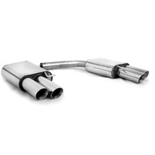 FOX Sportendschalldämpfer zweiflutig je 2x90 Audi A4 B8 A5 8T Coupe A5 Cabrio