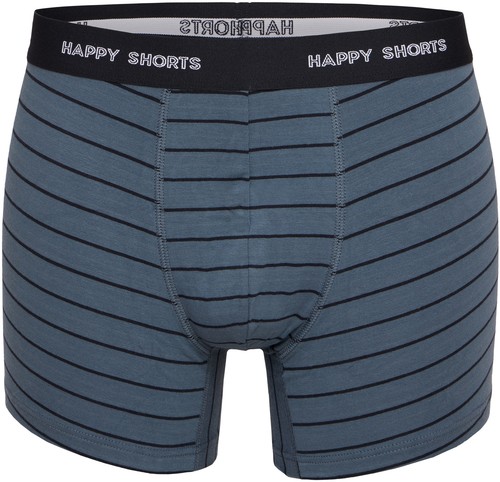 3er Pack Happy Shorts Boxershorts Pants Fun schwarz anthrazit streifen - Picture 3 of 5