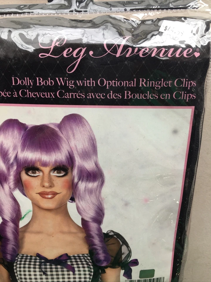 Dolly Bob Peluca Rizos Trapo Muñeca Vestido Elegante Halloween Disfraz Accesorio Foto 2 de 3