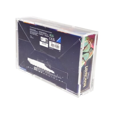 lorcana booster box acrylic case Premium for Disney with Magnetic Top *Box(s) not included Fits Products with the Lorcana