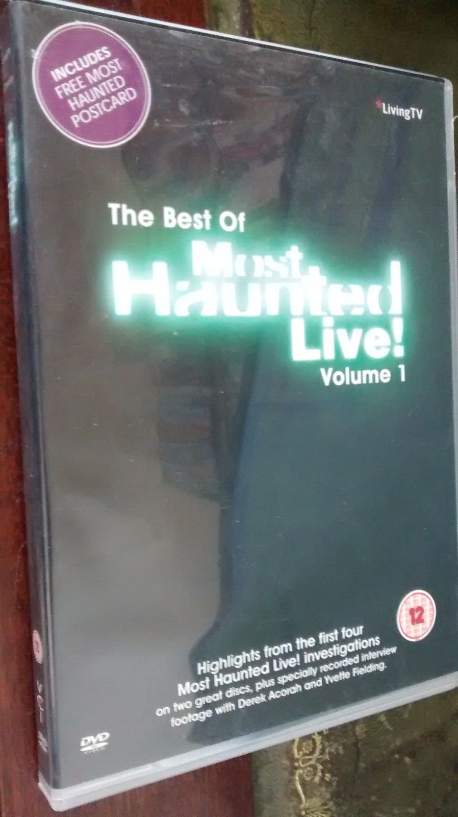 DEREK ACORAH/YVETTE FIELDING BEST OF MOST HAUNTED LIVE! - VOL 1 DVD NO CASE INC!