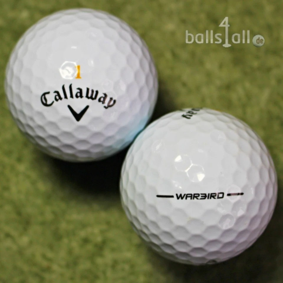 100 Callaway HEX Warbird Golf Balls AAAA Lakeballs En Top Qualité - Photo 3/3