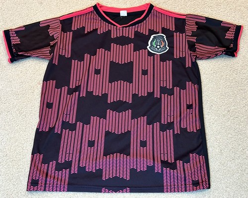 Mexico 20 21 National Team Soccer Jersey Kit Camiseta Adult Medium Black Pink