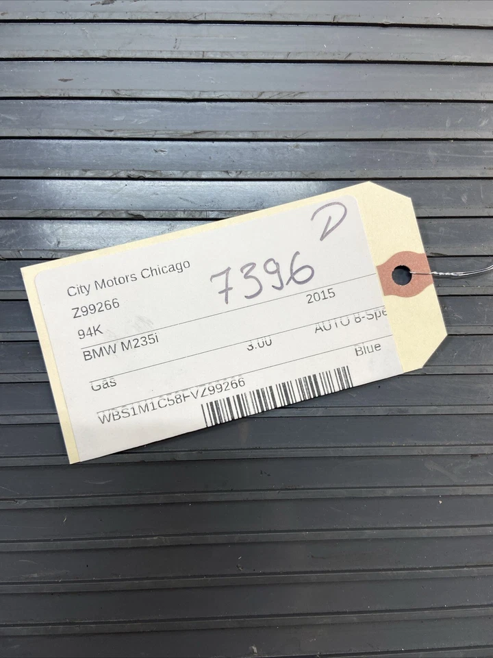 2014-2016 BMW F23 M235i Convertible Rear Trunk Lid Tailgate B45 OEM *NOTE* - Image 2 of 4