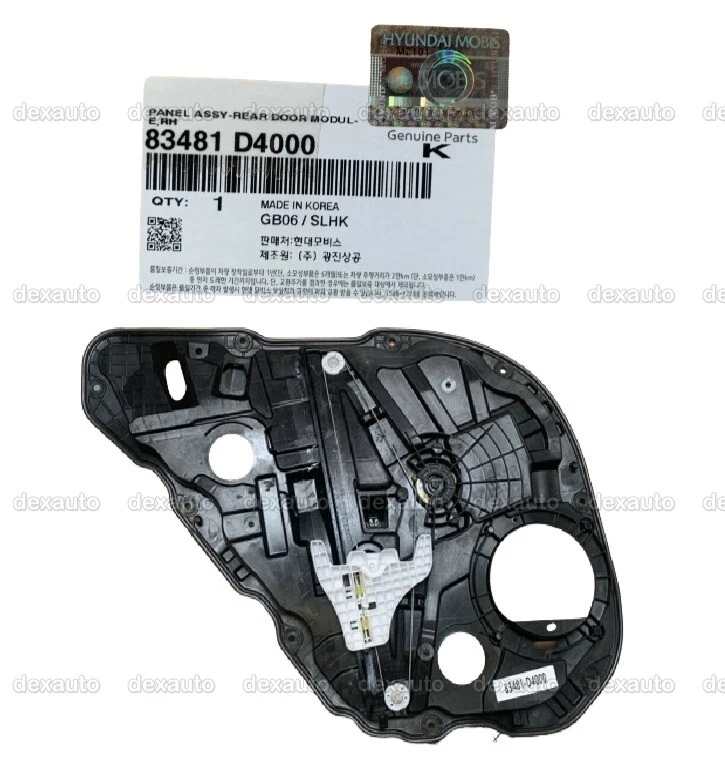 GENUINO Regulador Ventana Eléctrica Trasero Derecho para Kia Optima16-20 83481D4000 Foto 3 de 3