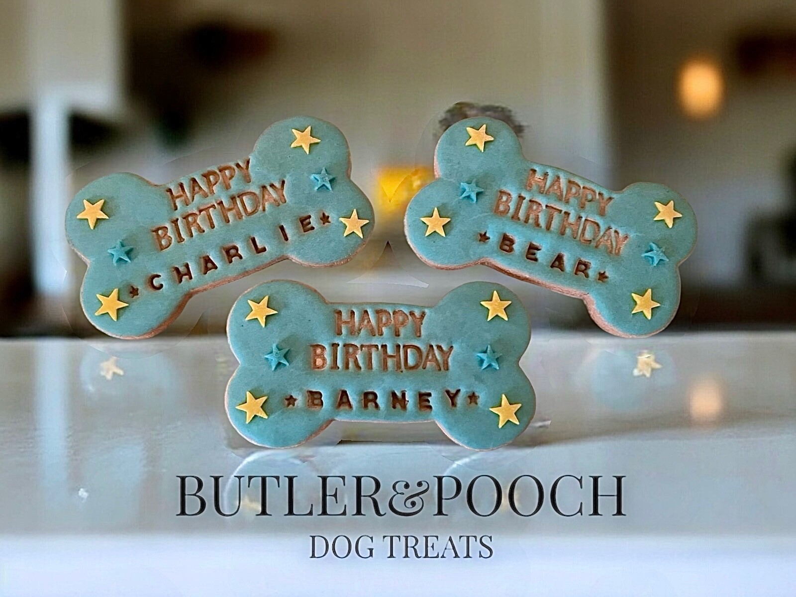 Butler & Pooch Personalised Birthday dog biscuits eBay