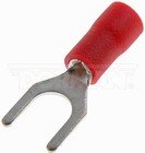 Dorman 86418 22-18 Gauge Spade Terminal, No. 10, Red