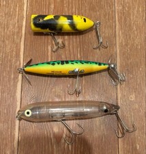 Heddon Zara Spook Topwater Lure Set 3 Pcs Used Bass Fishing