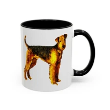 Airedale Accent Ceramic Coffee Mug