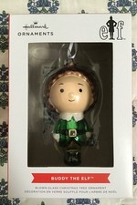 Hallmark Ornaments Glass BUDDY THE ELF From The Classic Christmas Movie "ELF"