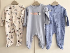 Baby Girls 0-3 Months Babygrow Sleepsuit Bundle Disney Minnie Mouse Zip George