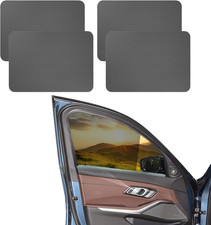 4 PCS Car Side Window Sunshade, 16.5" 15" Static Cling Auto Shade Sticker for UV