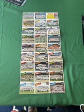 1980 Topps Baseball Send-In Uncut Sheet All 26 Team Cards Henderson RC