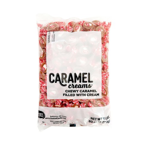 Fun Express Goetze’s Vanilla Caramel Creams, 5 lbs. Bulk 201 Pcs - 第 1/2 張圖片