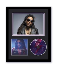 Lenny Kravitz Autographed 11x14 Custom Framed CD Photo Blue Electric Light ACOA