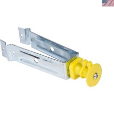 Durable Yellow Chainlink Insulator Pack - 10 Heavy-Duty Electric Fence Solutions