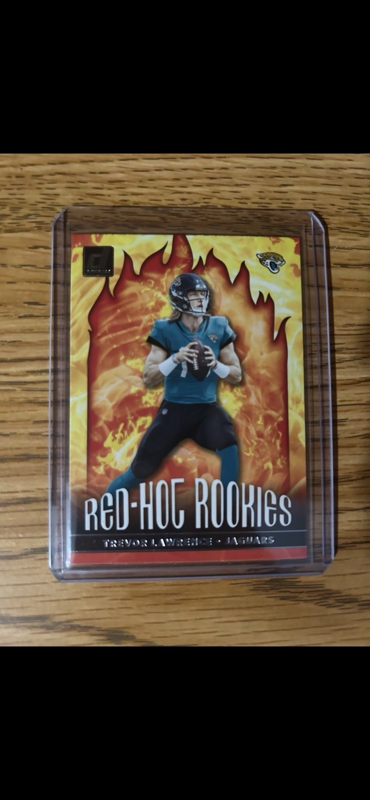 2021 Panini Donruss Trevor Lawrence Red Hot Rookies RC Jacksonville Jaguars