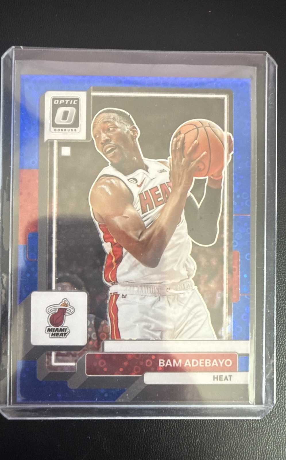 2022-23 Panini Donruss Optic - Bam Adebayo #174 Blue Fast Break Prizm /49