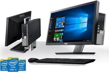 Dell 22 in Monitor Desktop PC-i5-3470 32GB RAM 512GB SSD W10 Pro