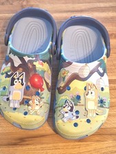 Crocs x 'Bluey" Theme Classic Clog Sandal Shoes Youth 4