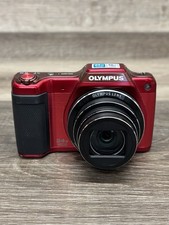 Olympus SZ-14 14MP Digital Camera 24x Zoom Red W/ Battery L3