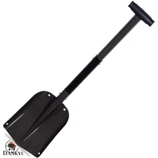 Portable 3-Piece Snow Shovel Set - Aluminum, Folding, and Versatile Utility Tool