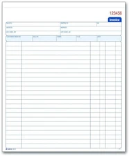 Invoice Book Two Part Carbonless 50 Sets