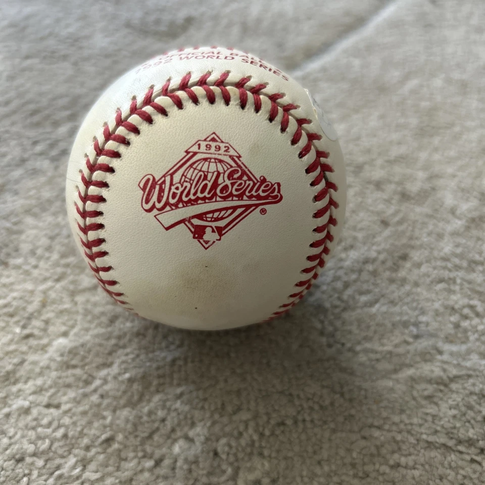 ROBERTO ALOMAR SIGNED 1992 Rawlings Official World Series Baseball JSA COA - Image 3 of 4