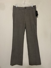 BANANA REPUBLIC "THE LOGAN FIT" WOMENS DARK GRAY MID RISE SIZE 8 DRESS PANT NWOT