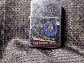 USS Missouri BB 63 Zippo Lighter