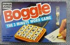 Boggle Anglaise jeu parker vintage Letrres 8 + Ans Jeu De Societe 