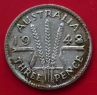 1948 Australia Threepence — photo from another recent sale