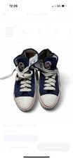 1980  s Vintage Gap Sneakers Men  s 9.5 Navy and Red Vintage Sneakers