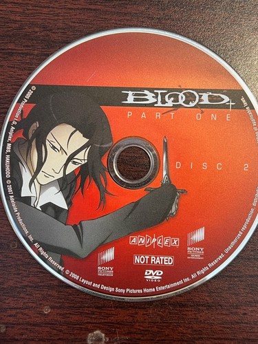 Blood+ Volume One, Disc 2 DVD, 5-Episodes, Aniplex The Last Vampire, Free Ship