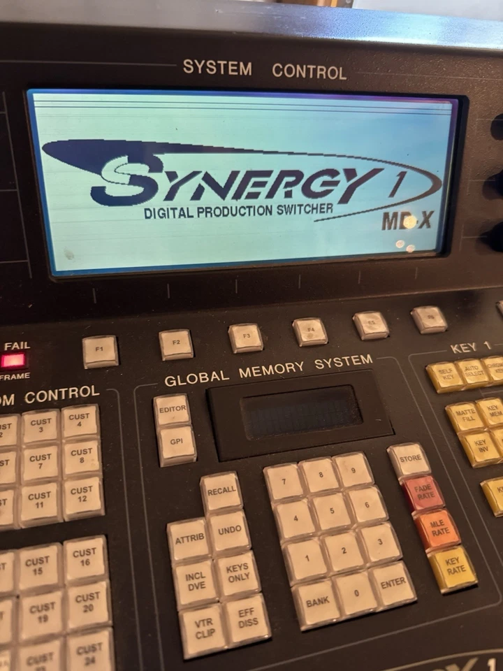 ROSS VIDEO SYNERGY 1 MDX CP Switcher 4216A-020A Turns On Untested For Parts Read - Image 3 of 4