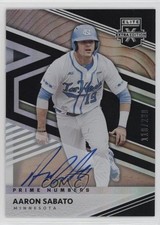 2020 Elite Extra Edition Prime Numbers A Signatures /230 Aaron Sabato Auto 10k8