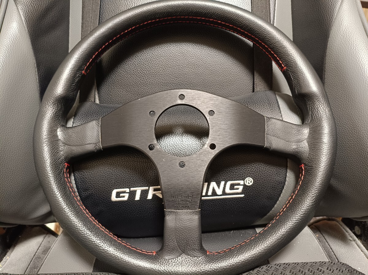 MOMO TUNER Steering Wheel 320mm Leather Honda Horn TypeR Civic
