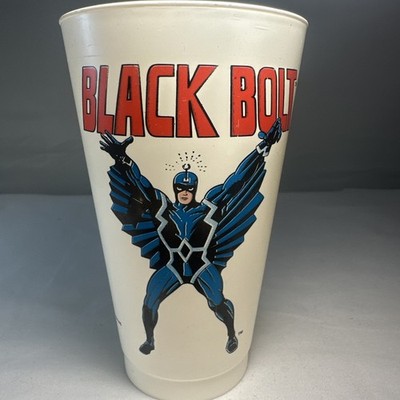 Black Bolt 1975 7-11 Slurpee Cup Marvel Superhero Series