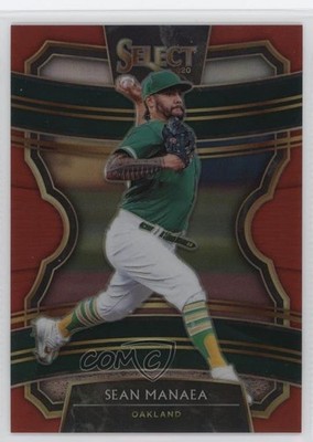 2020 Panini Select Red Prizm /199 Sean Manaea #14 6h5