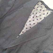 John Peel Ltd. Gray Blazer Men's Sport Coat Two Button Classic Suit Jacket