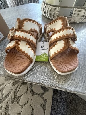 Coface Buckle Sandals Slides Women s Size 8 New With Box Orthotic Arch Support