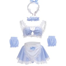 Country Maid Cosplay Lingerie Set - 5 pieces
